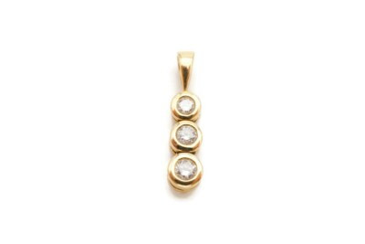 14k Yellow Gold 0.20 CTW Diamond Pendant  | eBay | eBay US