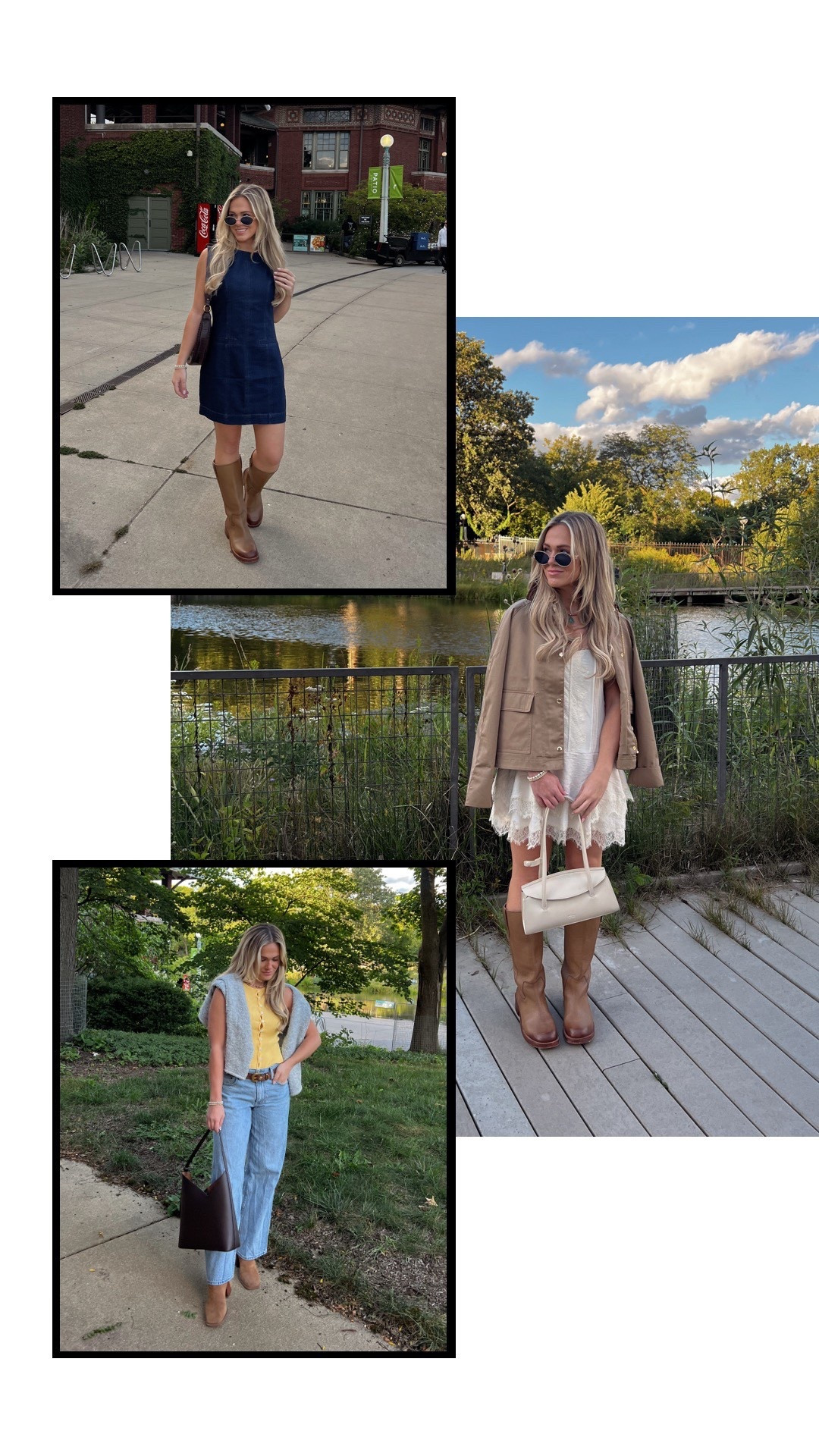 Lulus fall outfits; size small runs TTS