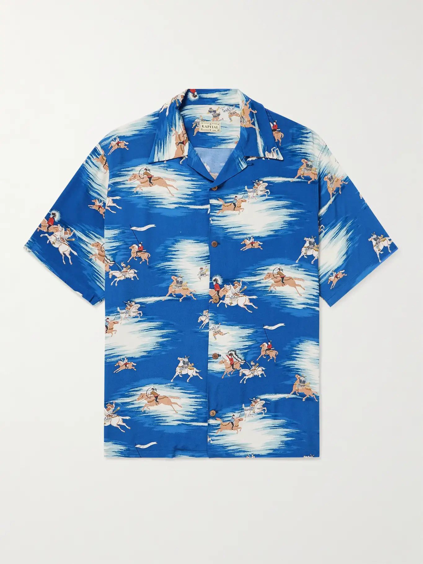 Convertible-Collar Printed Crepe Shirt | Mr Porter (AU)