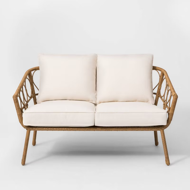 Britanna Patio Loveseat Natural - Opalhouse™ | Target