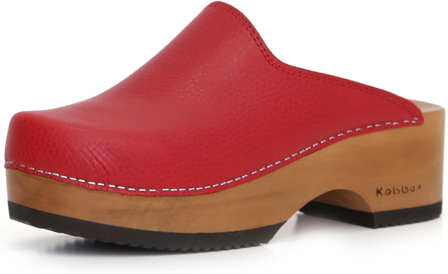 Kebba Edith - Handmade Wooden Clogs with Genuine Leather | Arch Support and Comfortable Fit | Chi... | Amazon (US)