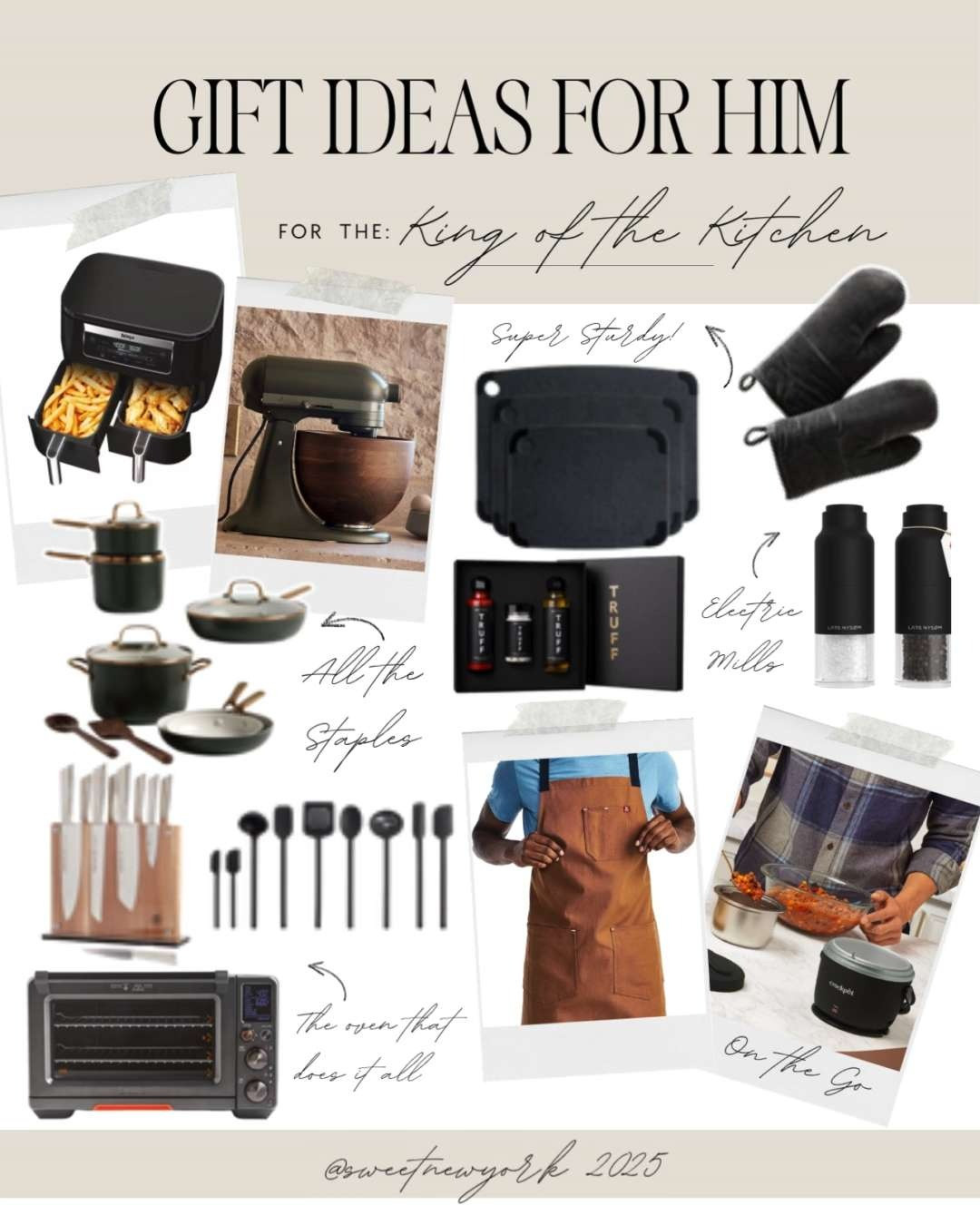 Gift Guide for Men. For the guy who loves to cook. Cooking gifts, chef gifts, kitchen gifts, gifts for the cook, gift for husband, gift for boyfriend, gift for father, gift for dad, kitchen gifts, gift for him, mens gift guide 

 

#LTKHoliday #LTKMens #LTKGiftGuide