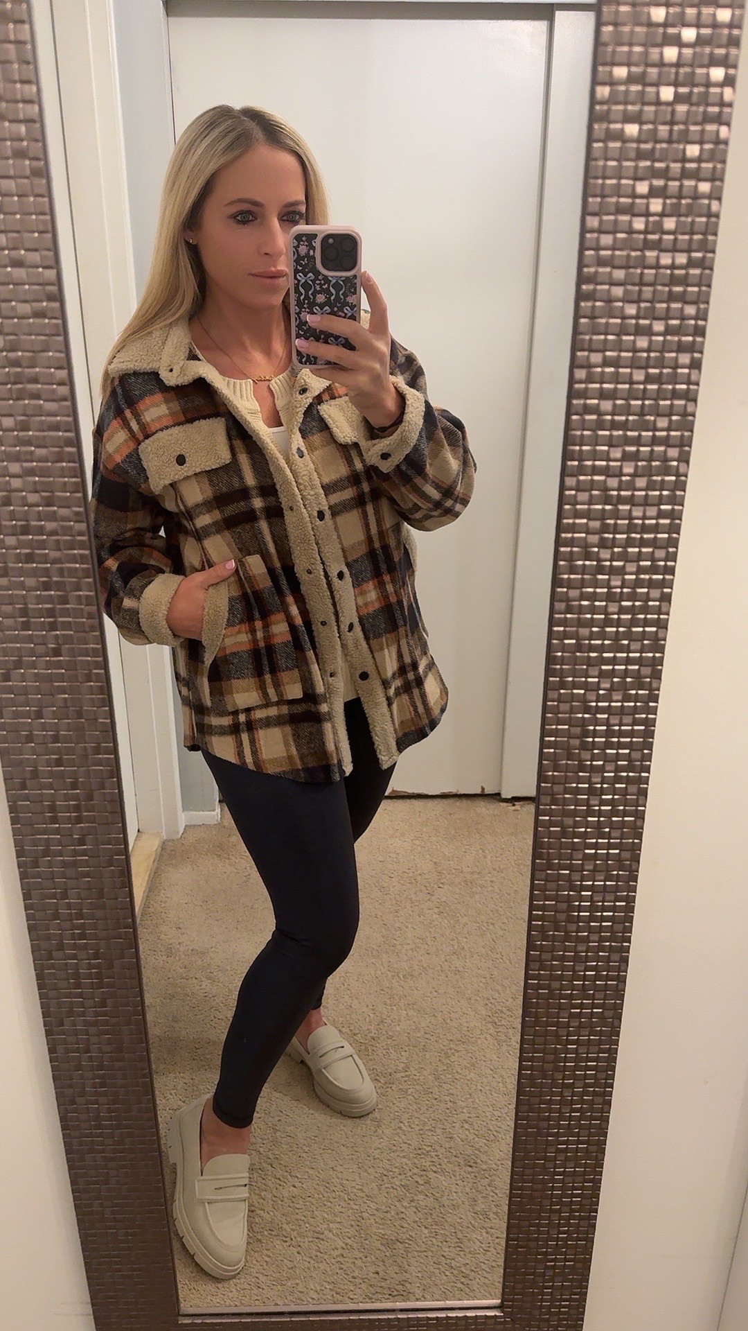 Shacket outfit. Shacket style.
Amazon fashion. Plaid shacket. Casual outfit. Loafers. 



#LTKFindsUnder50 #LTKMidsize #LTKSeasonal
