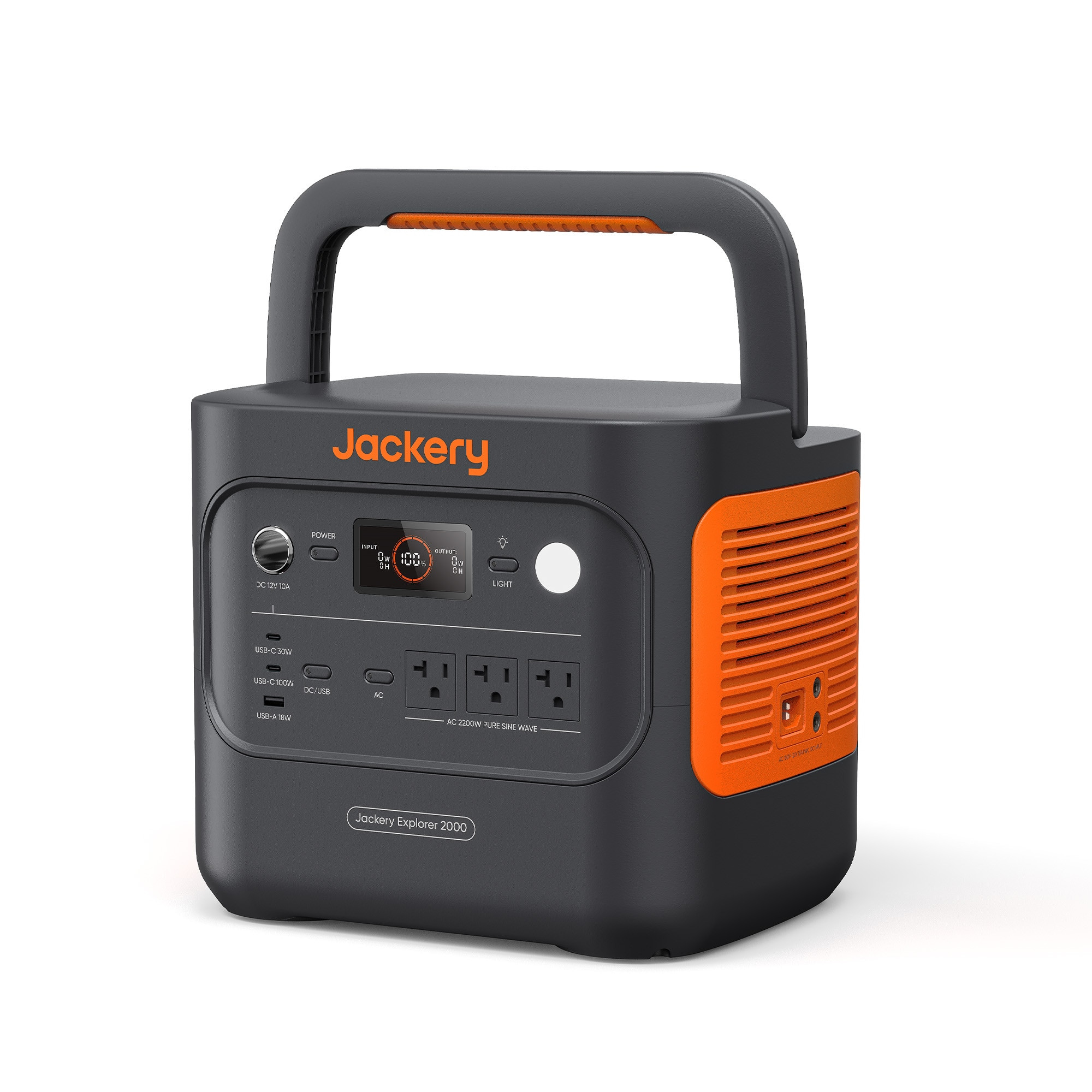 Jackery Explorer 2000 v2 (New Version) 2200 -Watts Portable Power Station (Battery Included and Charger Not Included) in Black | 21-0001-000266 | Lowe's