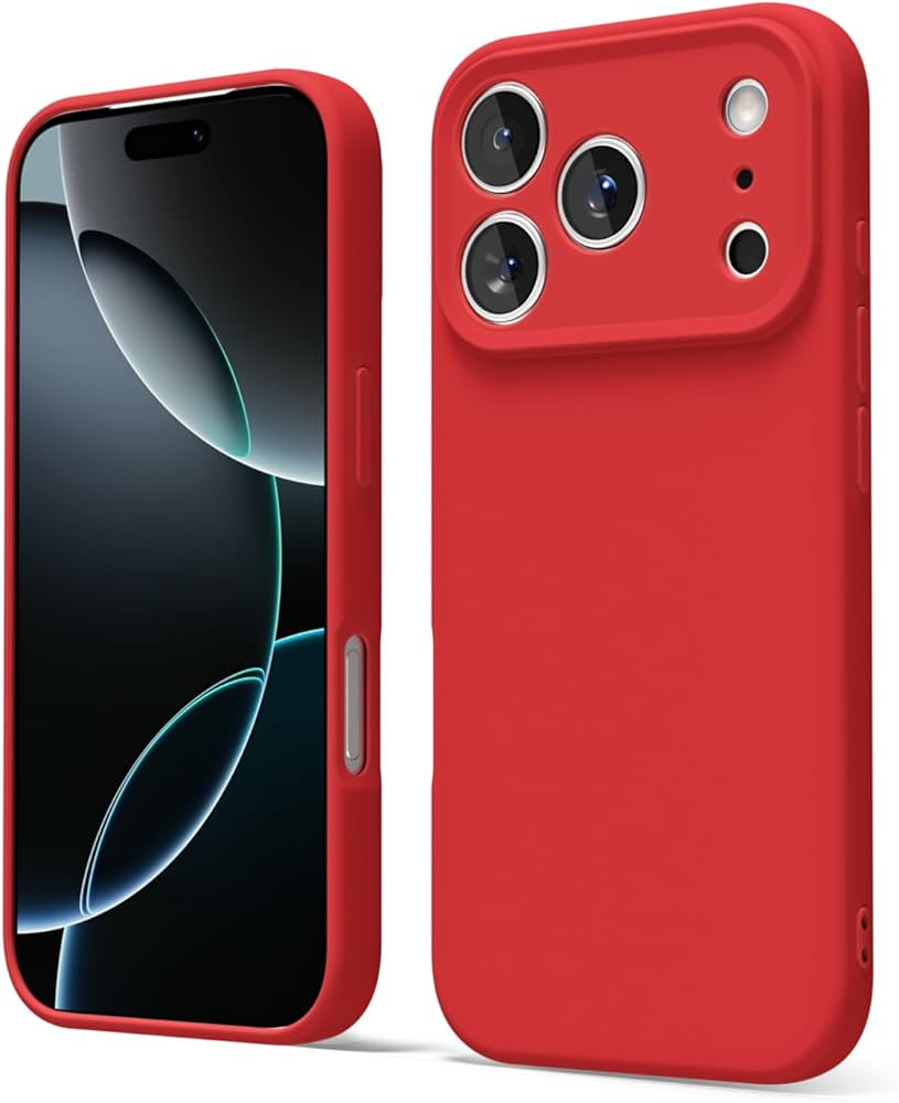 oakxco for iPhone 17 Pro Max Phone Case Liquid Silicone, Cute Thin Slim Grip Soft Rubber Gel for ... | Amazon (US)