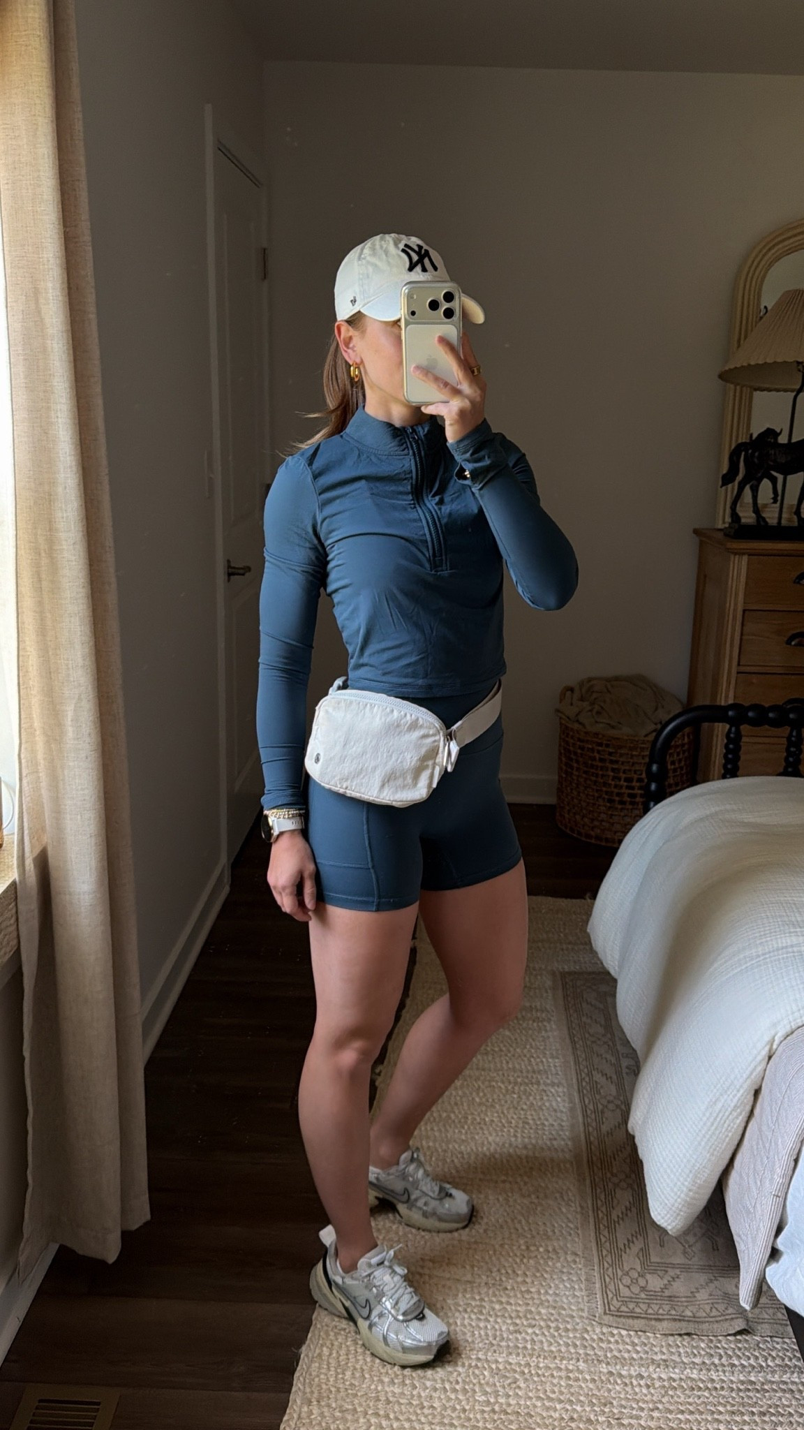 6/3/26 Morning Workout Outfit of the Day

Today’s workout outfit 🤍 wearing a Set Active set paired with my Lululemon belt bag, Garmin, Nike sneakers, and a baseball cap for an easy throw-on-and-go look. Comfortable pieces that are perfect for morning movement, walks, workouts, and busy days—everything is linked here ✨

#LTKootd #LTKmorningroutine #LTKActive