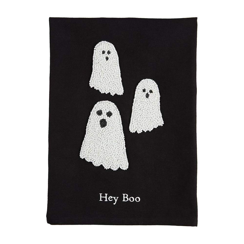Mud Pie Halloween Bead Towel, Ghost, 26" x 14" | Amazon (US)