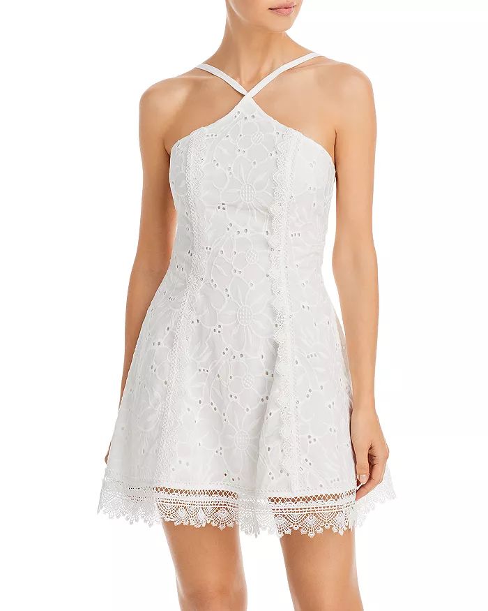 Bromelia Eyelet Embroidered Lace Trim Dress | Bloomingdale's (US)