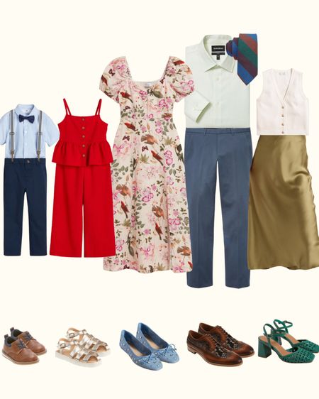 Looking for spring outfits for the whole family? We’ve put together coordinated looks for every family member 🫶🏻

Easter Sunday dresses, romper, dress pants, suspenders, bow tie, tie, Taft loafers, heels, flats, silk skirt, sweater vest

#LTKparties #LTKfamily #LTKSeasonal