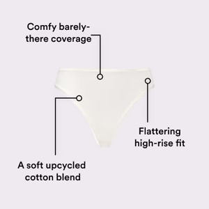 Ultra-Flattering High Rise Thong | New:Cotton | Parade