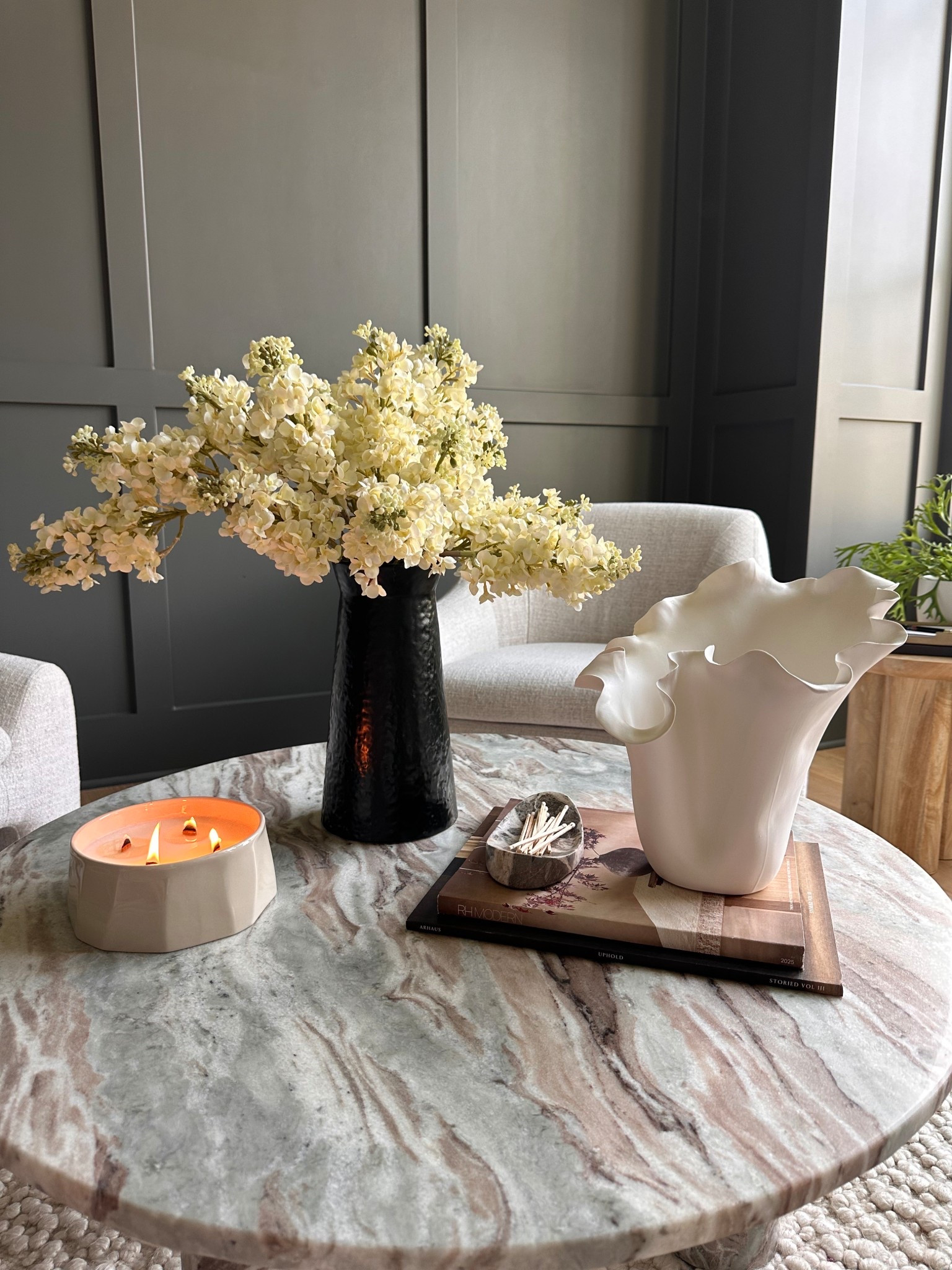 Love this black vase and the candle smells so good!
@Target @Wayfair 

#LTKHome #LTKdayinmylife #LTKmorningroutine