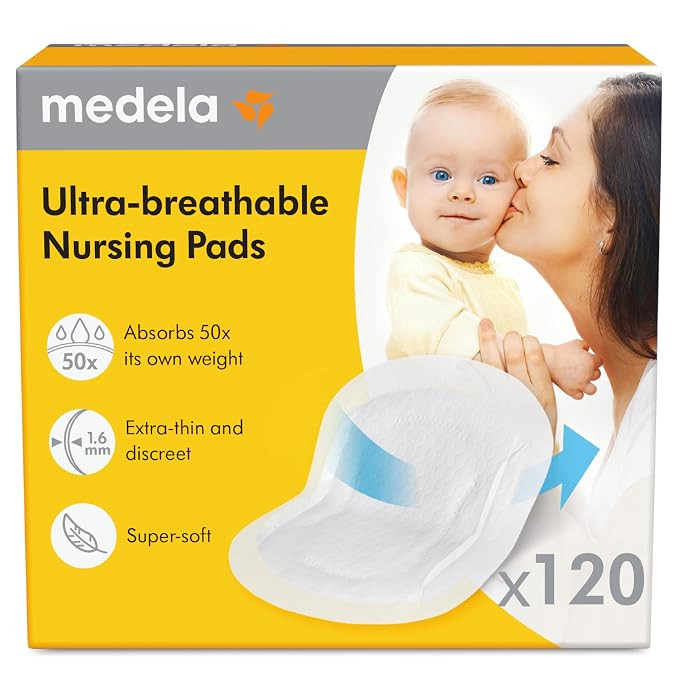 Medela Ultra-Breathable Nursing Pads, Highly Absorbent, Super Soft, Discreet Design for Comfortab... | Amazon (US)