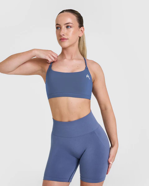 Everyday Cross Over Bralette 
 Slate Blue | Oner Active (UK / US)