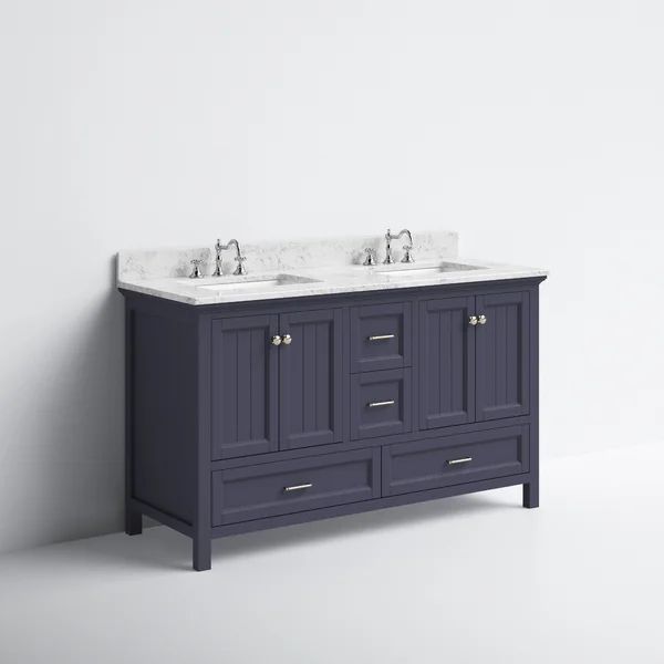 Kituku 60" Double Bathroom Vanity Set | Wayfair North America