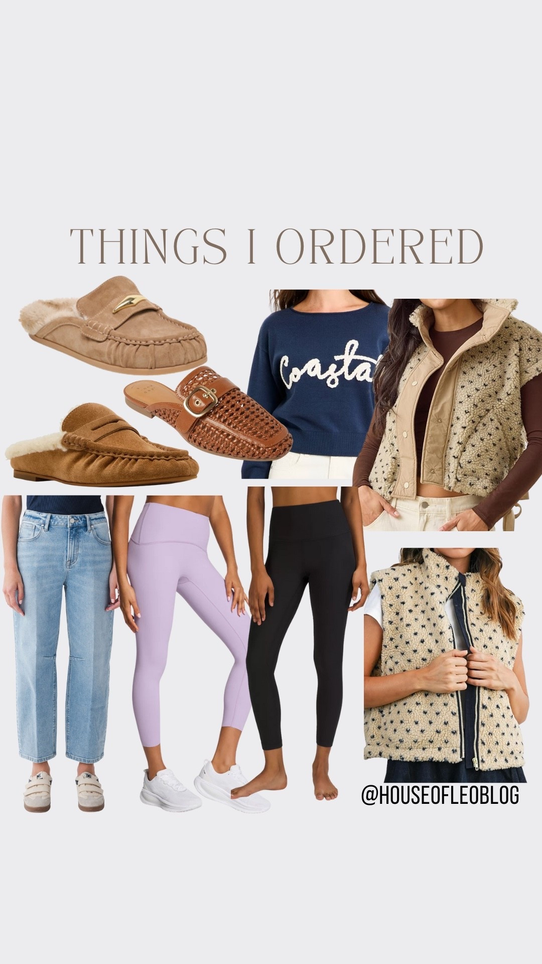 Things I ordered lately. Sherpa vest, clogs, mules. Spanx code tammyxspanx 

#LTKFindsUnder100 #LTKFindsUnder50