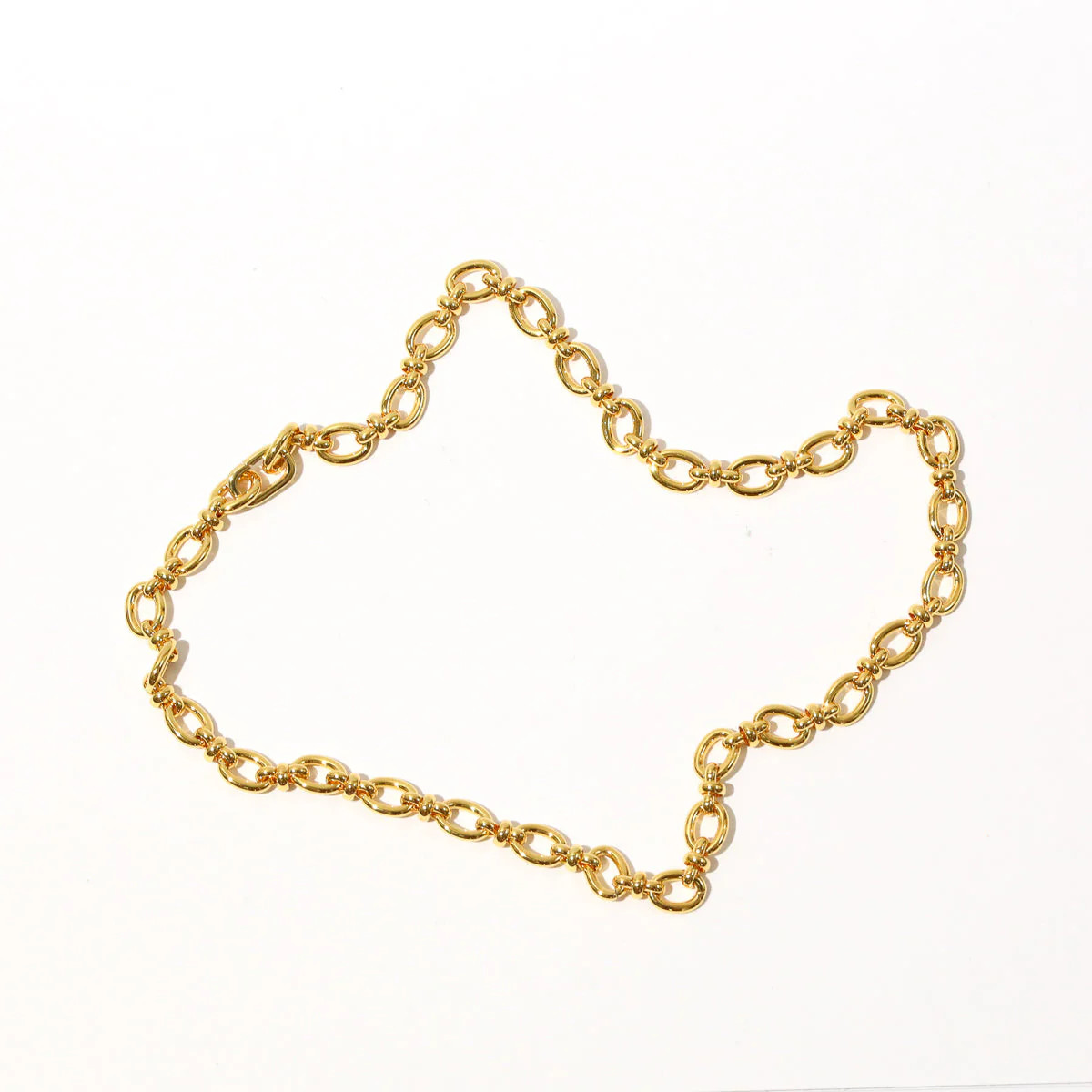 Gold Open Link Chain Necklace | Astrid & Miyu Necklaces | Astrid and Miyu