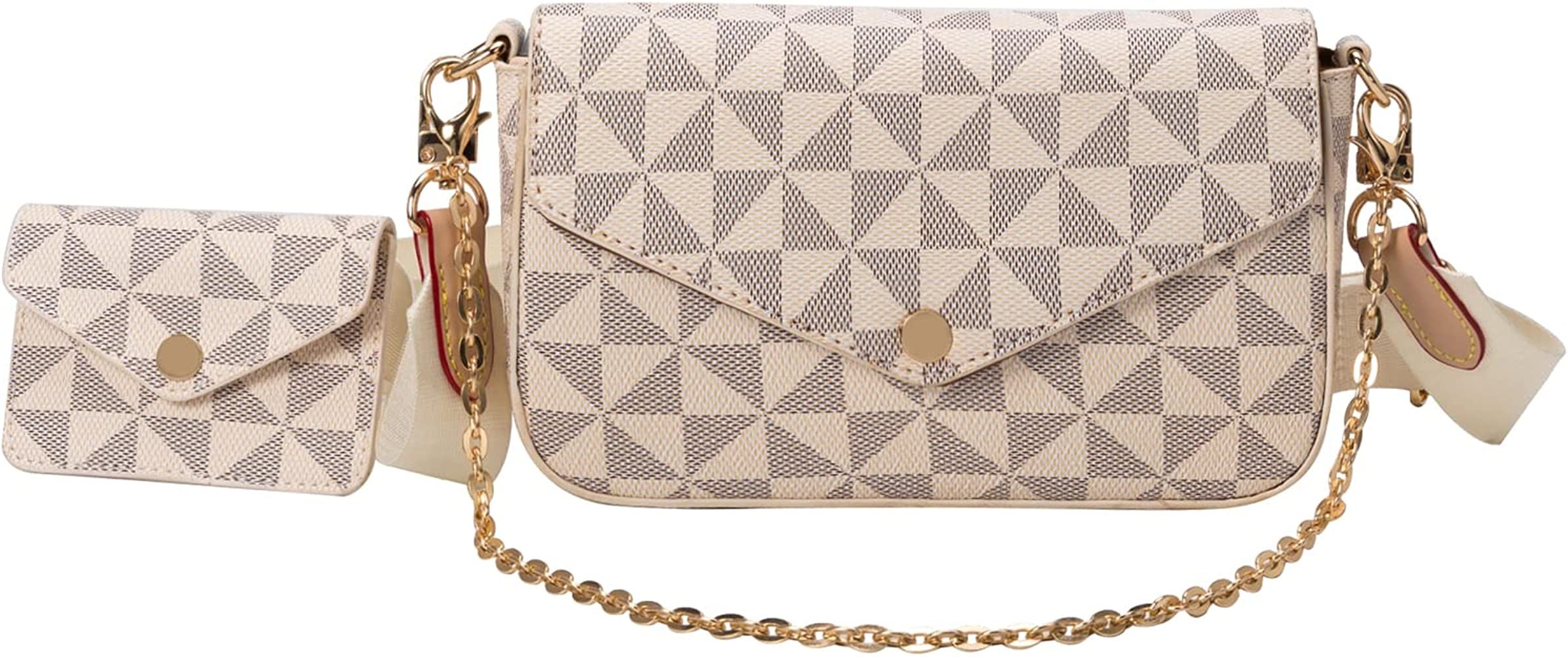 Lacel Urwebin Small Crossbody Bags for Women Stylish Designer Purses White Messenger Bags Coin Pu... | Amazon (US)
