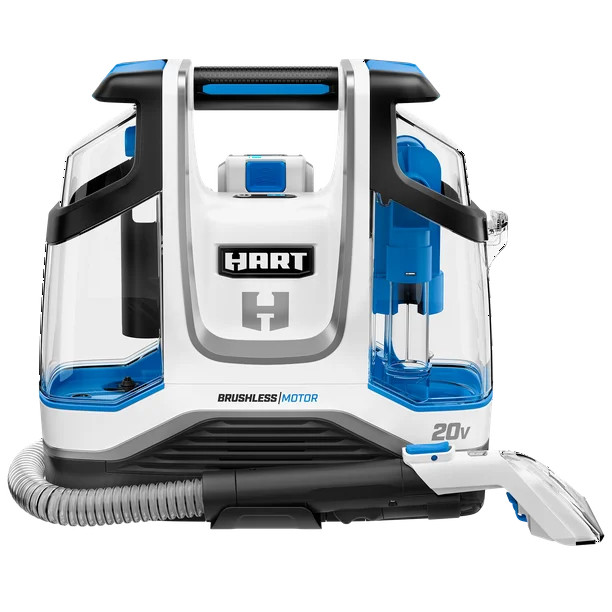HART 20-Volt Cordless Carpet & Upholstery Spot Cleaner with (1) 20-Volt 4Ah Battery, HPSP25B | Walmart (US)