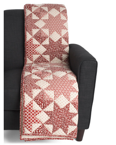 Oversized Quilted Star Throw | TJ Maxx