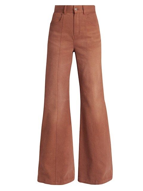 Stretch Flared Trousers | Saks Fifth Avenue