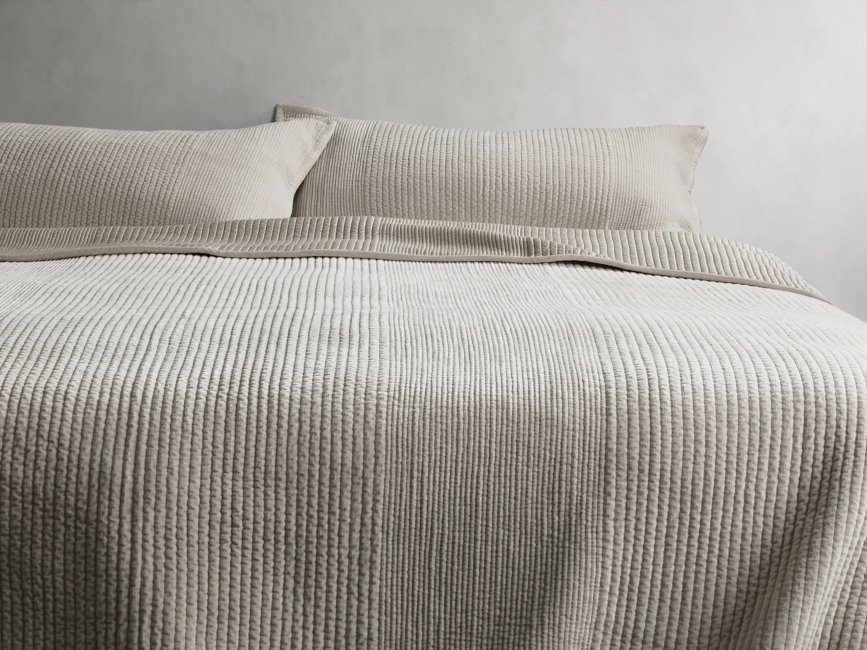 Daria Velvet Quilt | Arhaus