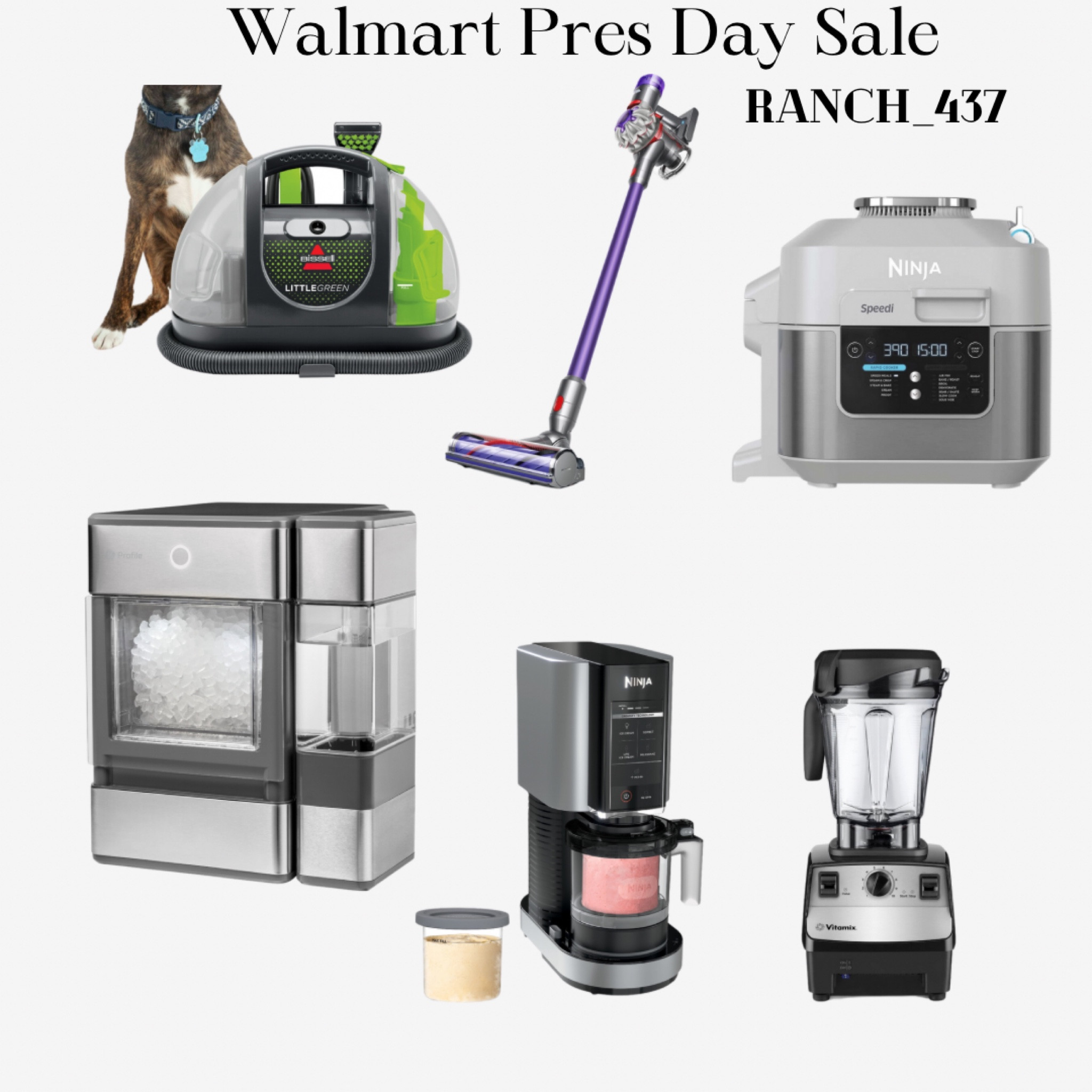Walmart home finds in sale during the Presidents Day Sale! Carpet cleaning vac, vacuum, nugget ice maker, Ninja creami, blender, air fryer 

#LTKsalealert #LTKGiftGuide #LTKhome