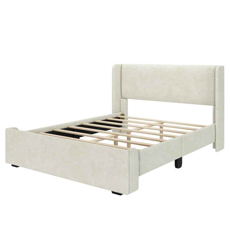 Modern Upholstered Bed - Full | Plank+Beam