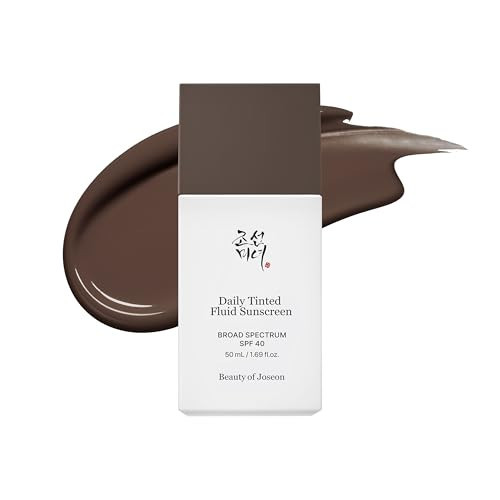 Beauty of Joseon Daily Tinted Fluid Sunscreen 12 Shades for Face Moisturizing Broad Spectrum SPF 40 Korean Skincare 50ml, 1.69 fl.oz #DN350 | Amazon (US)