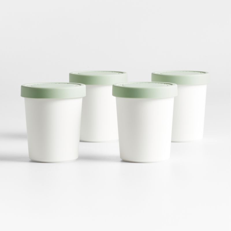 Tovolo Mini 6-Oz. Ice Cream Storage Containers, Set of 4 + Reviews | Crate & Barrel | Crate & Barrel