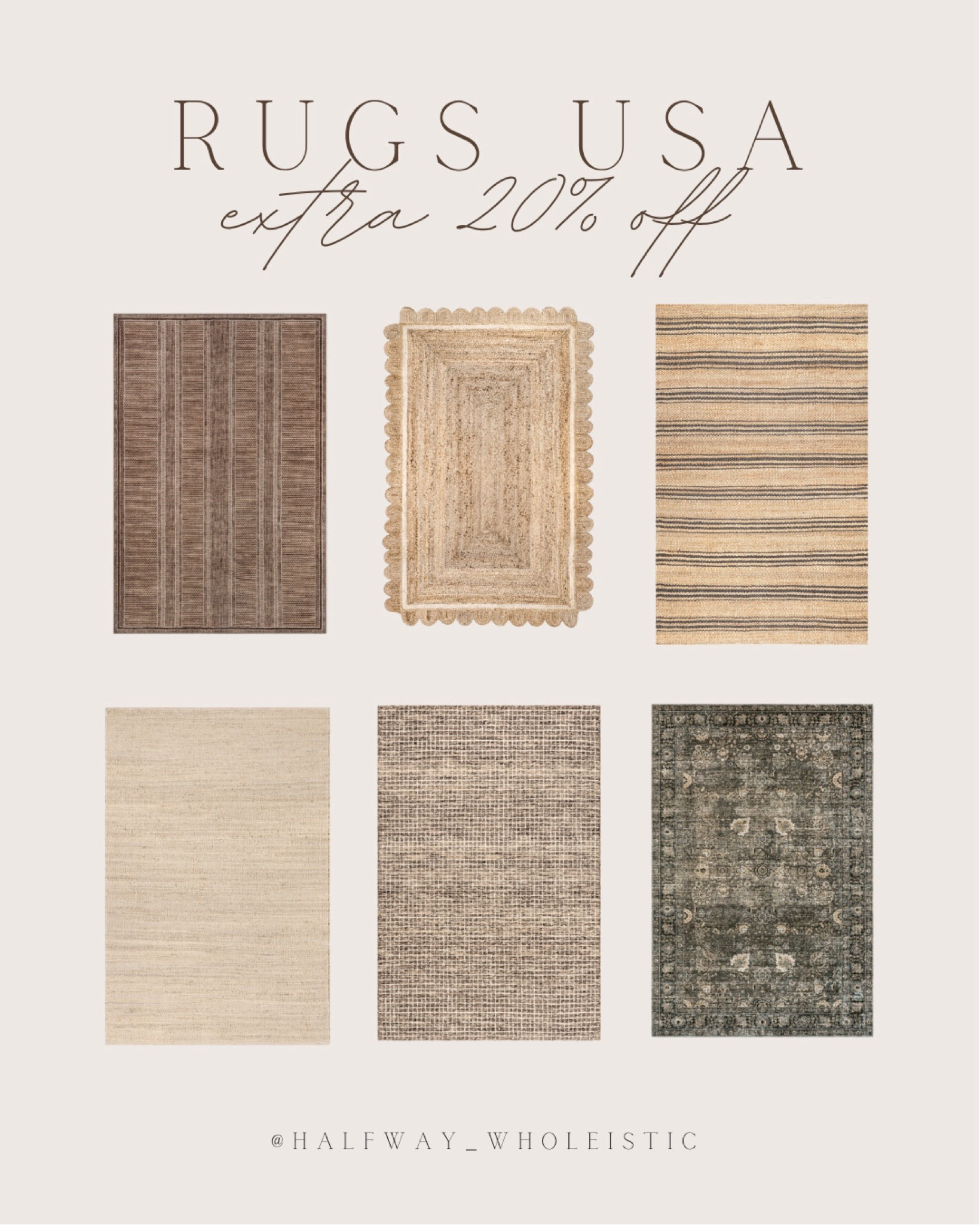 Use code HOLIDAY20 to take an extra 20% off these fall-inspired rugs!

#jute #area #stripe #livingroom #bedroom 

#LTKSeasonal #LTKHome #LTKSaleAlert