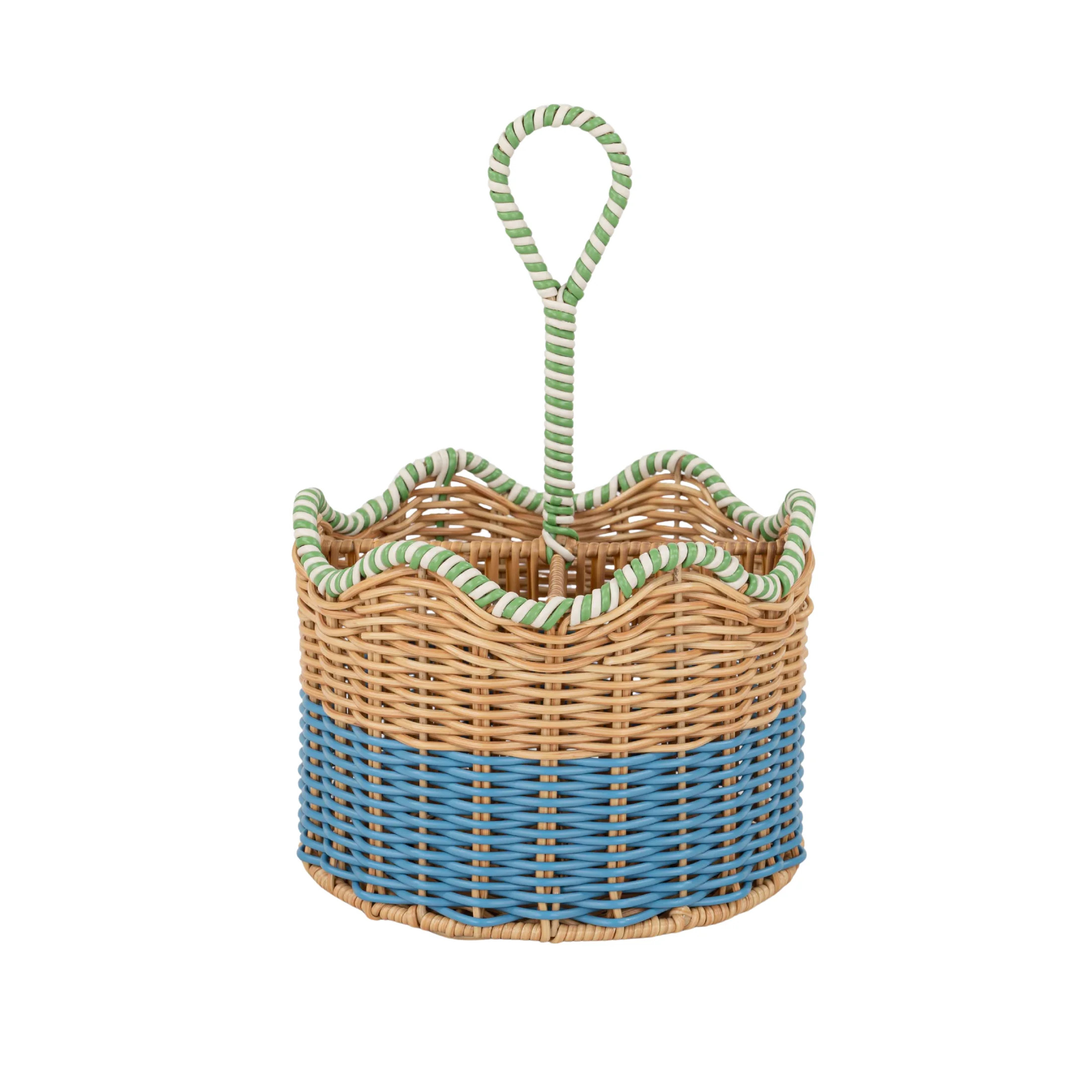 Beautiful Two-Tone Rattan Caddy by Drew Barrymore | Walmart (US)
