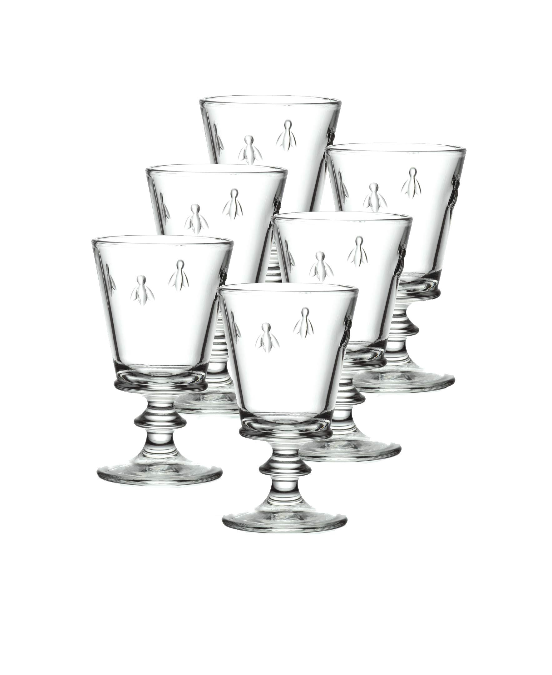 La Rochere Napoleon Bee Stemmed Wine Glass Set of 6 \u2013 Vintage Wine Glasses \u2013 La Rochere... | Amazon (US)