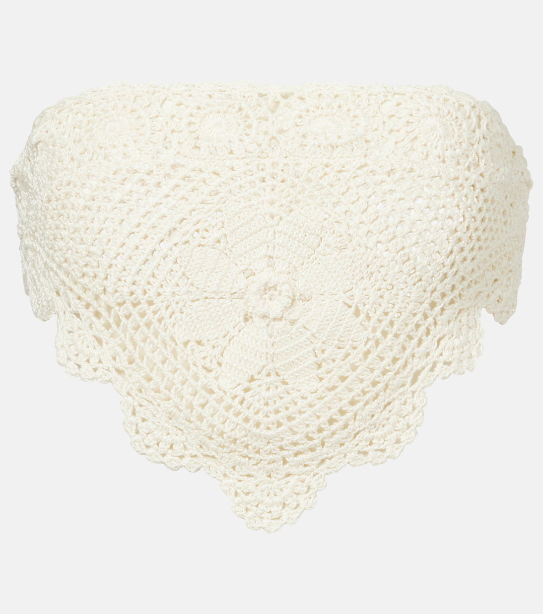 Cotton crochet crop top | Mytheresa (US/CA)