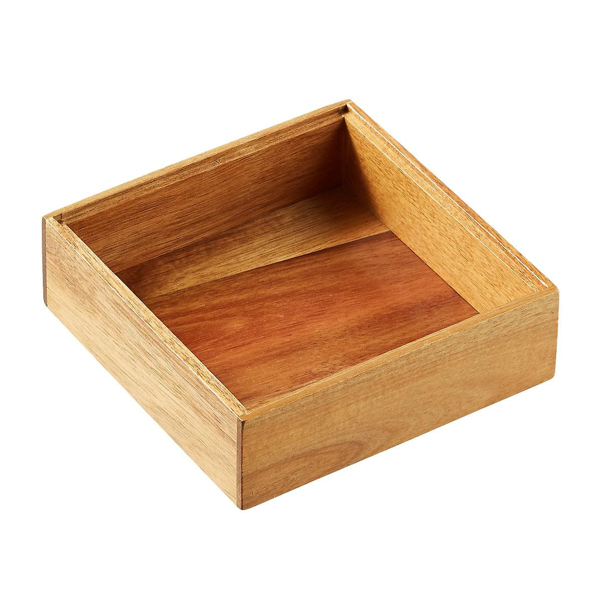 Acacia Stacking Drawer Organizer | The Container Store