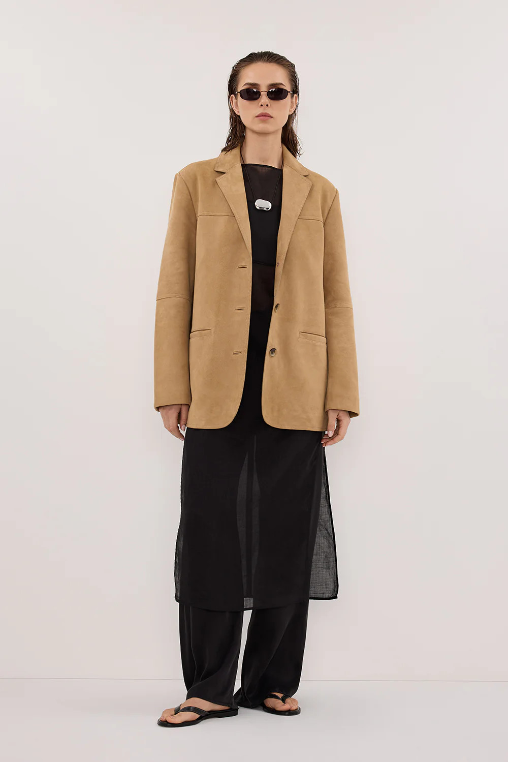 HENDRIX PAMPAS OVERSIZED SUEDE LEATHER JACKET | DISSH