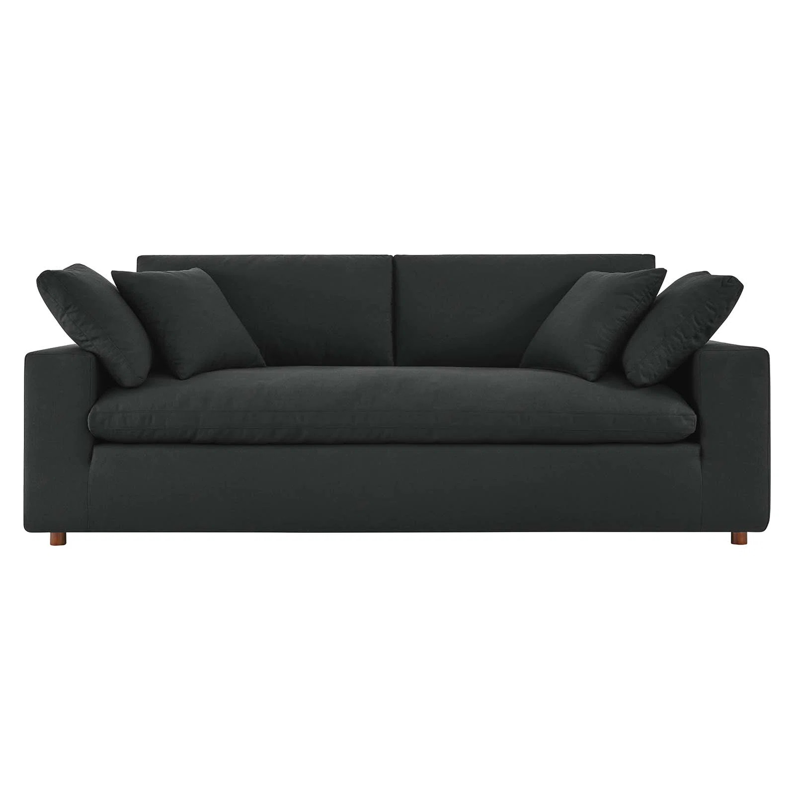 Commix Down Filled Overstuffed Sofa In Grey | Wayfair North America