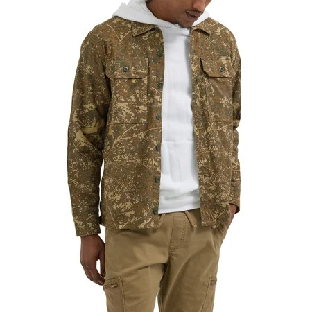 Wrangler® Men s and Big Men s Utility Overshirt S-3XL | Walmart (US)