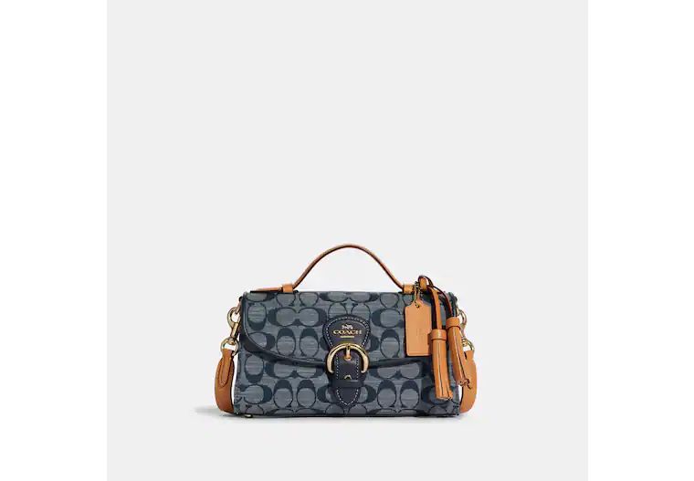 Kleo Top Handle In Signature Chambray | Coach Outlet