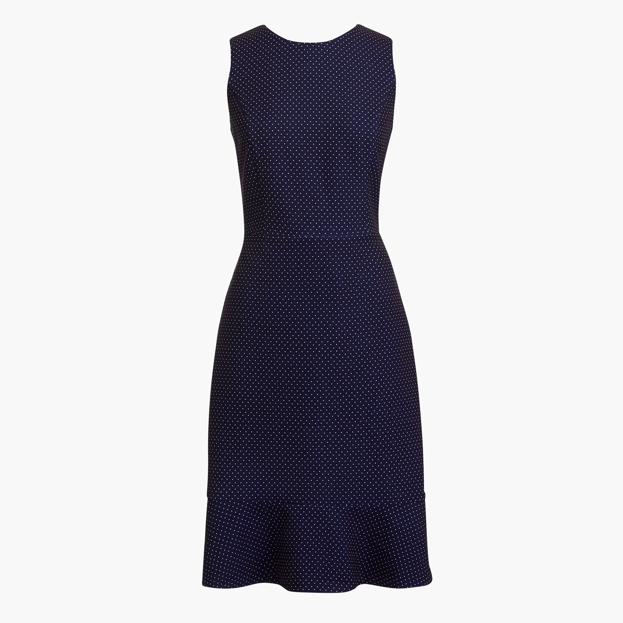 Printed flounce-hem dress | J.Crew Factory