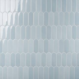 Aerial Blue 2.83 in. x 7.67 in. Polished Ceramic Wall Tile (5.15 sq. ft./Case) | The Home Depot