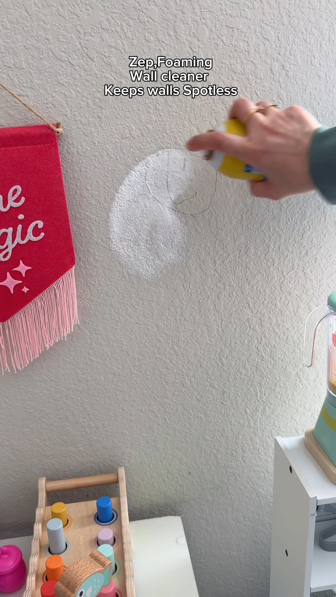 Zep Foaming wall
Cleaner is a life saver . Takes away all kind of stains from the walls




#LTKKids #LTKHome
