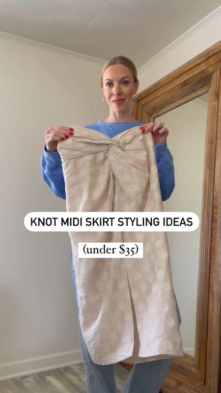 5 ways to style this gorgeous midi skirt - under $35 and on sale this weekend 🎉 Perfect for vacation or any summer event

#LTKunder50 #LTKstyletip #LTKsalealert