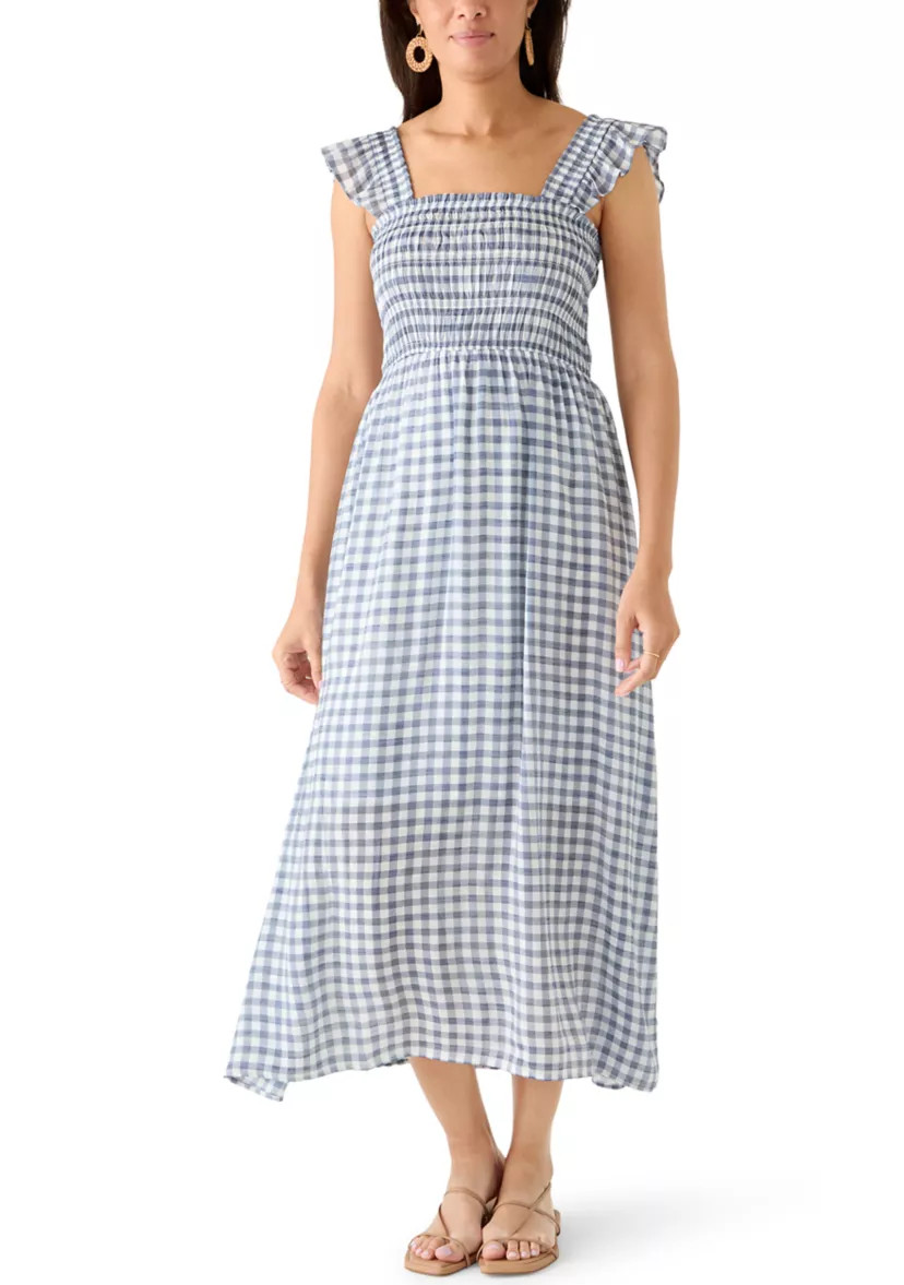 Women's Sleeveless Tie Waist Midi Dress | Belk