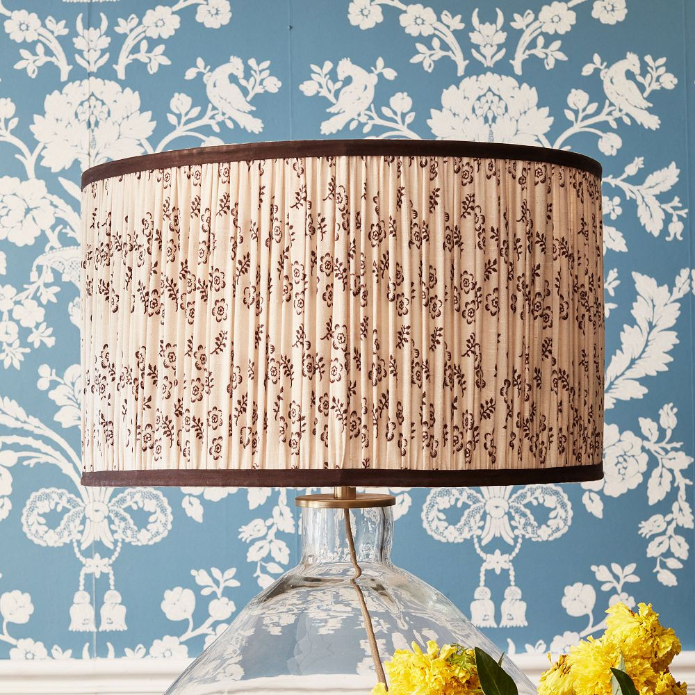 Printed Drum Lamp Shade | GreenRow