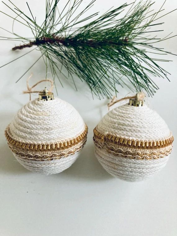 Macrame Ornaments, Holiday Gifts, Ornaments, Boho Ornaments, Mudcloth ornaments, African print or... | Etsy (US)