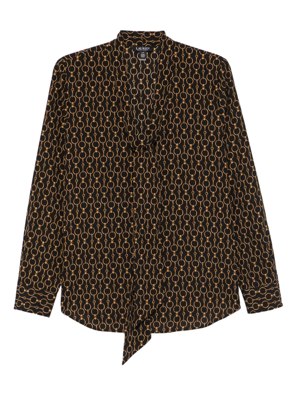 Lauren Ralph Lauren long-sleeve Blouse | Black | FARFETCH | Farfetch Global