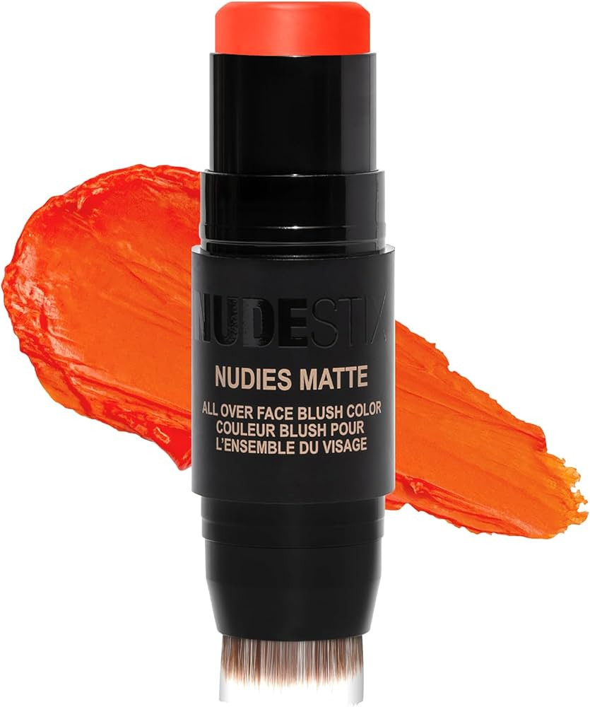 Nudestix Nudies Blush Stick – 3-in-1 Cream Blush for Cheeks, Eyes & Lips with Built-In Brush | ... | Amazon (US)