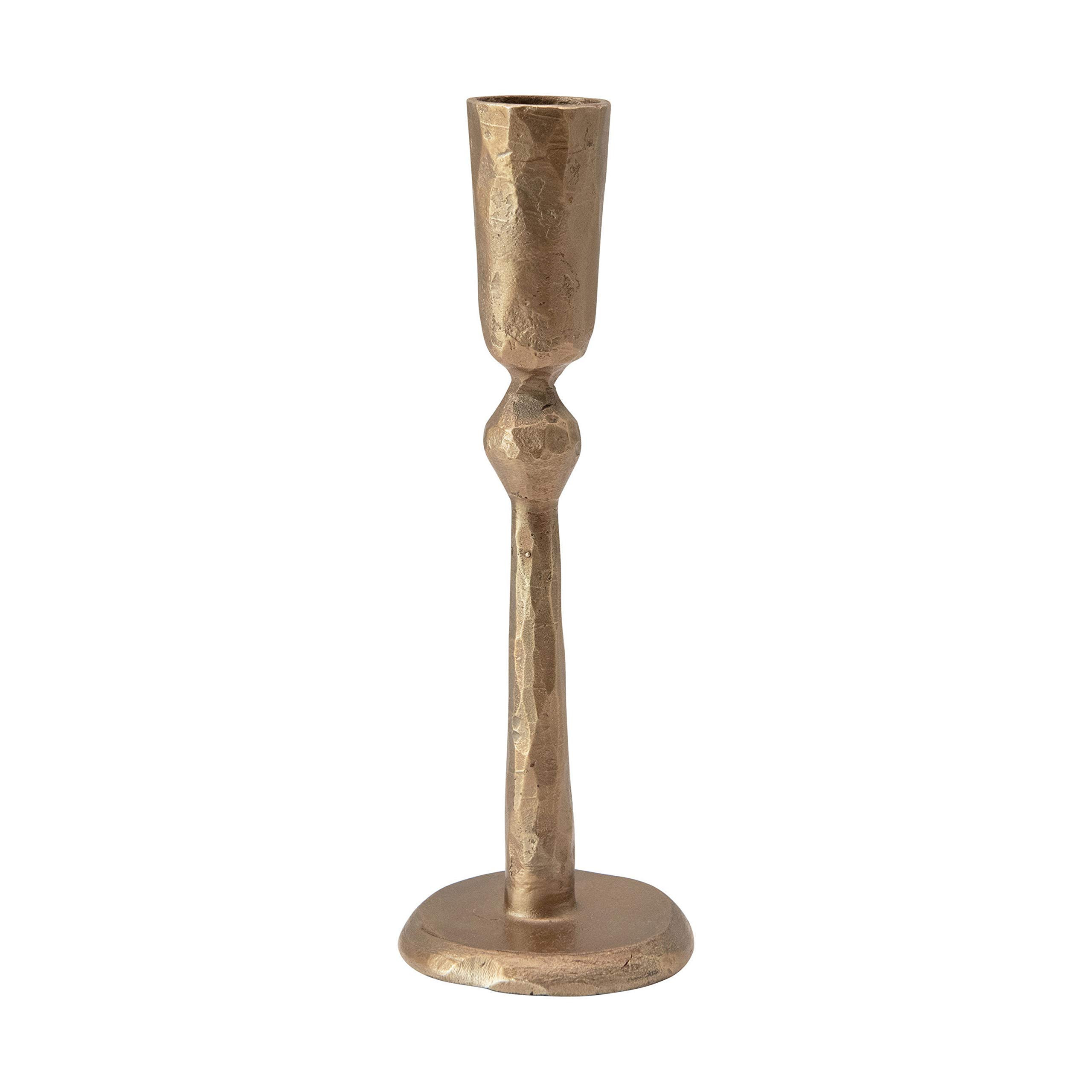 Creative Co-Op Hand-Forged Metal Taper, Antique Brass Finish Candle Holder | Amazon (US)