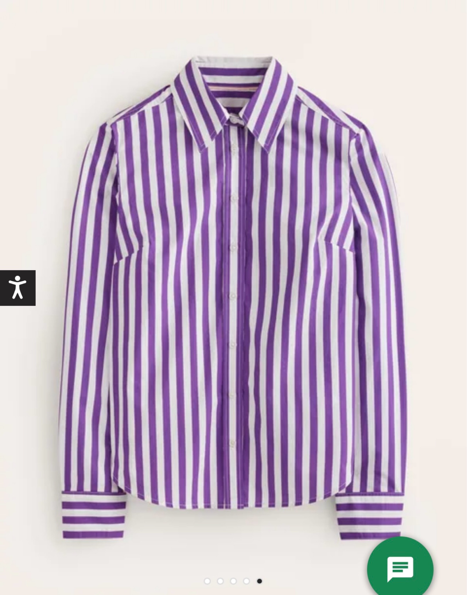 Purple striped shirt!! 😍