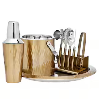 9-Piece Gold Bar Set | The Home Depot